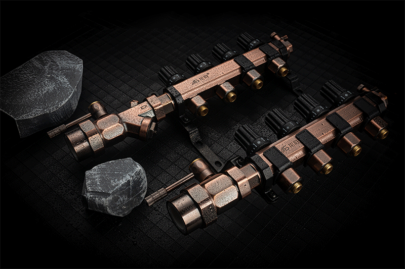 乐鱼体育在线（中国）官方登录入口奢华古铜大流量地暖分集水器重磅来袭