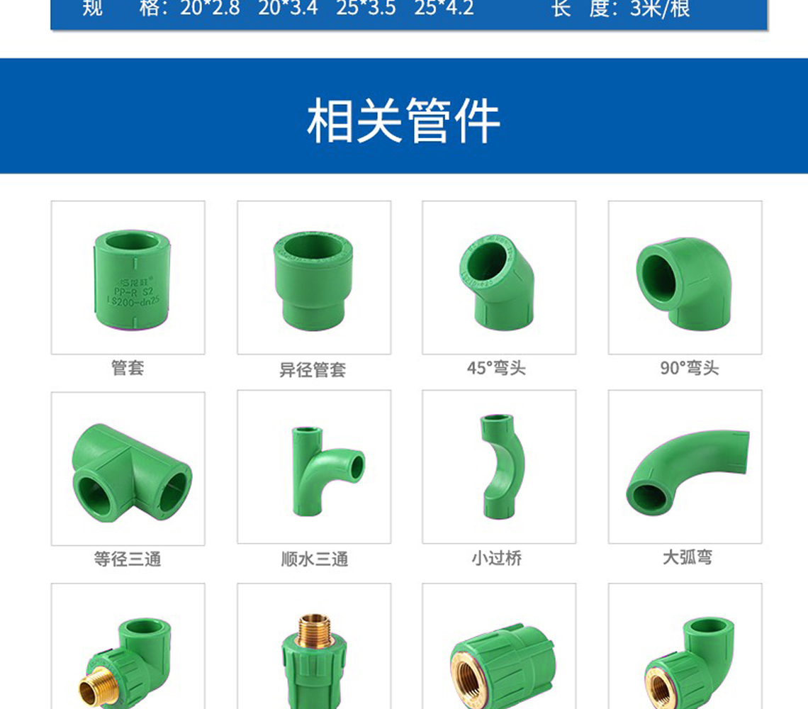 乐鱼体育安居系列PPR水管