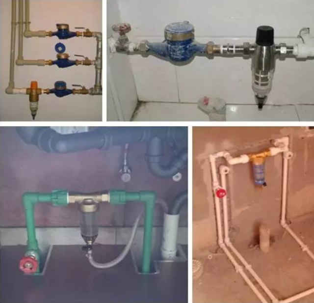 前置自冲过滤安装图解以及安装后的效果图，怎么安装看此文即可！