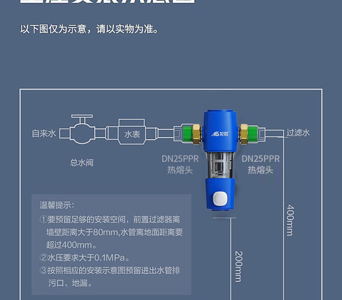 乐鱼体育前置过滤器LS-QZ-10